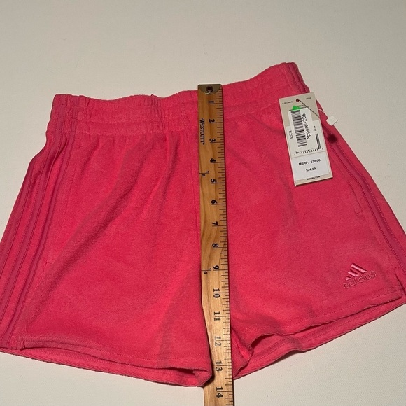 NWT adidas Women's Spring Terry Polo with Draw String Size L (F2) - Picture 2 of 6